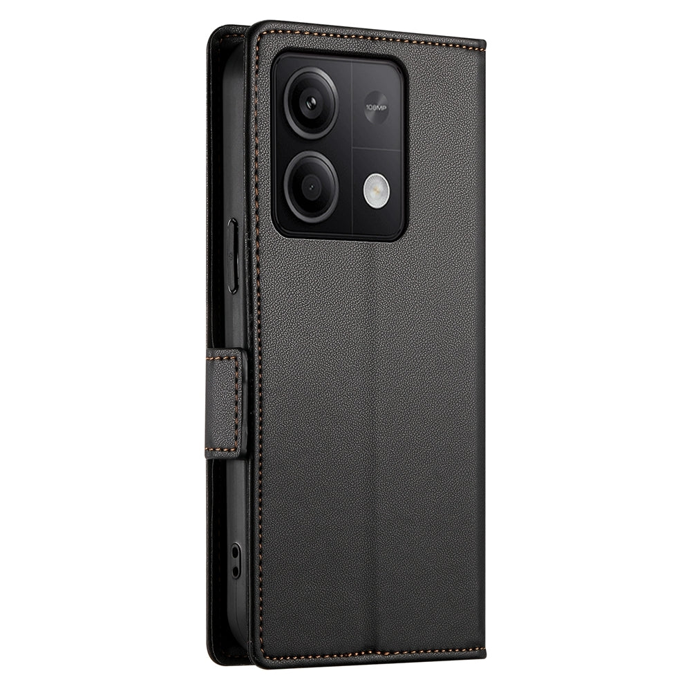 Xiaomi Redmi Note 13 5G Wallet Case - Luxury Magnetic PU Leather Flip Cover with Card Slots, Stand & Shockproof Protection