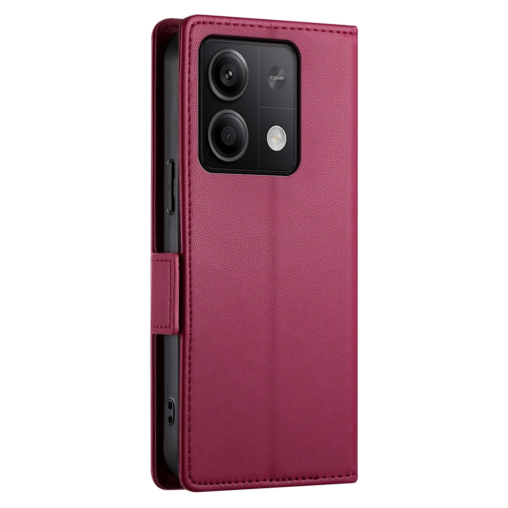 Xiaomi Redmi Note 13 5G Wallet Case - Luxury Magnetic PU Leather Flip Cover with Card Slots, Stand & Shockproof Protection