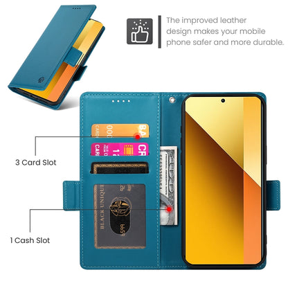 Xiaomi Redmi Note 13 5G Wallet Case - Luxury Magnetic PU Leather Flip Cover with Card Slots, Stand & Shockproof Protection