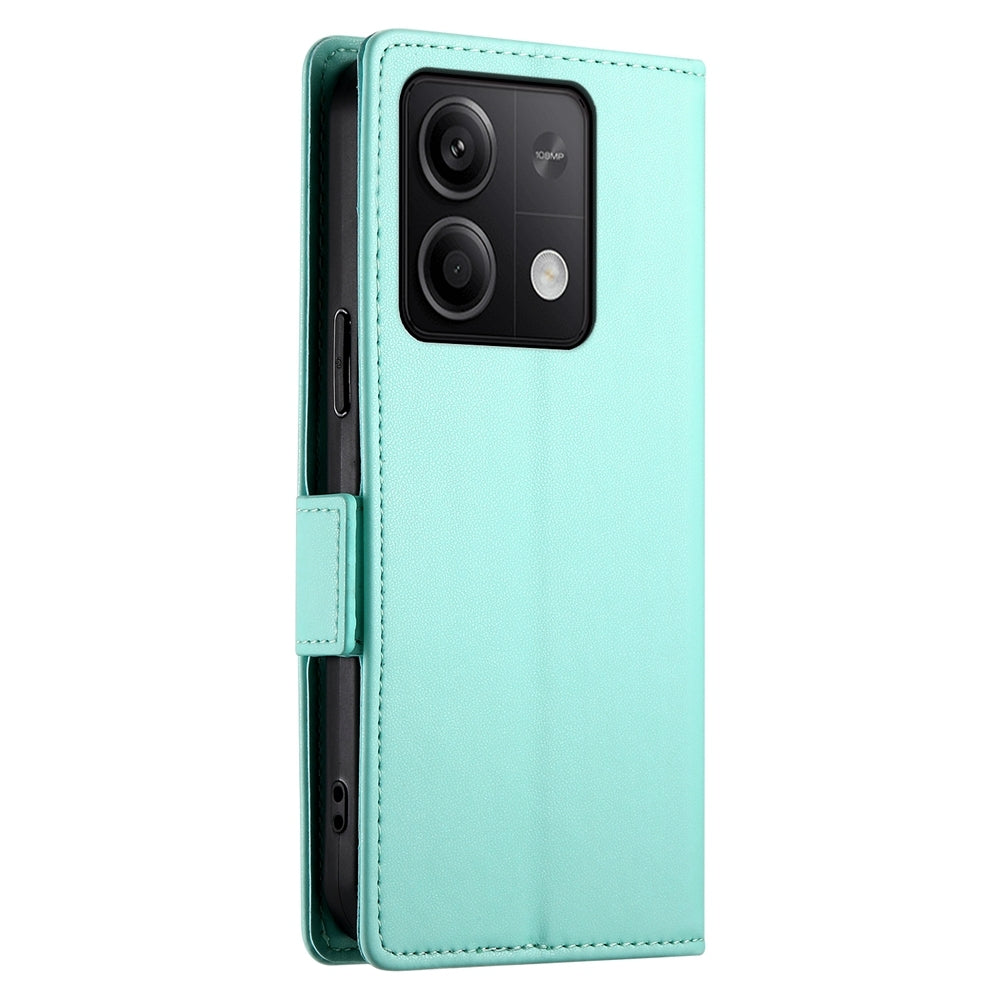 Xiaomi Redmi Note 13 5G Wallet Case - Luxury Magnetic PU Leather Flip Cover with Card Slots, Stand & Shockproof Protection