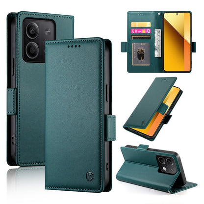 Xiaomi Redmi Note 13 5G Wallet Case - Luxury Magnetic PU Leather Flip Cover with Card Slots, Stand & Shockproof Protection