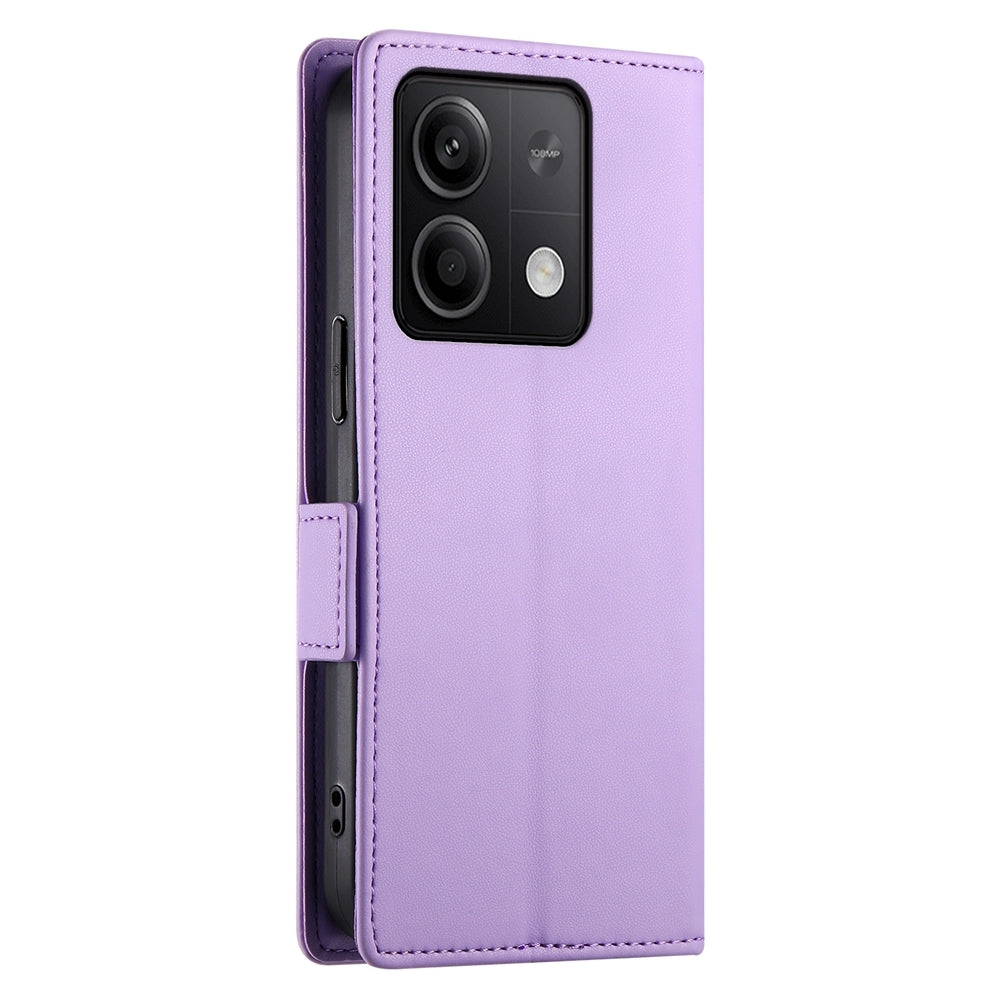 Xiaomi Redmi Note 13 5G Wallet Case - Luxury Magnetic PU Leather Flip Cover with Card Slots, Stand & Shockproof Protection