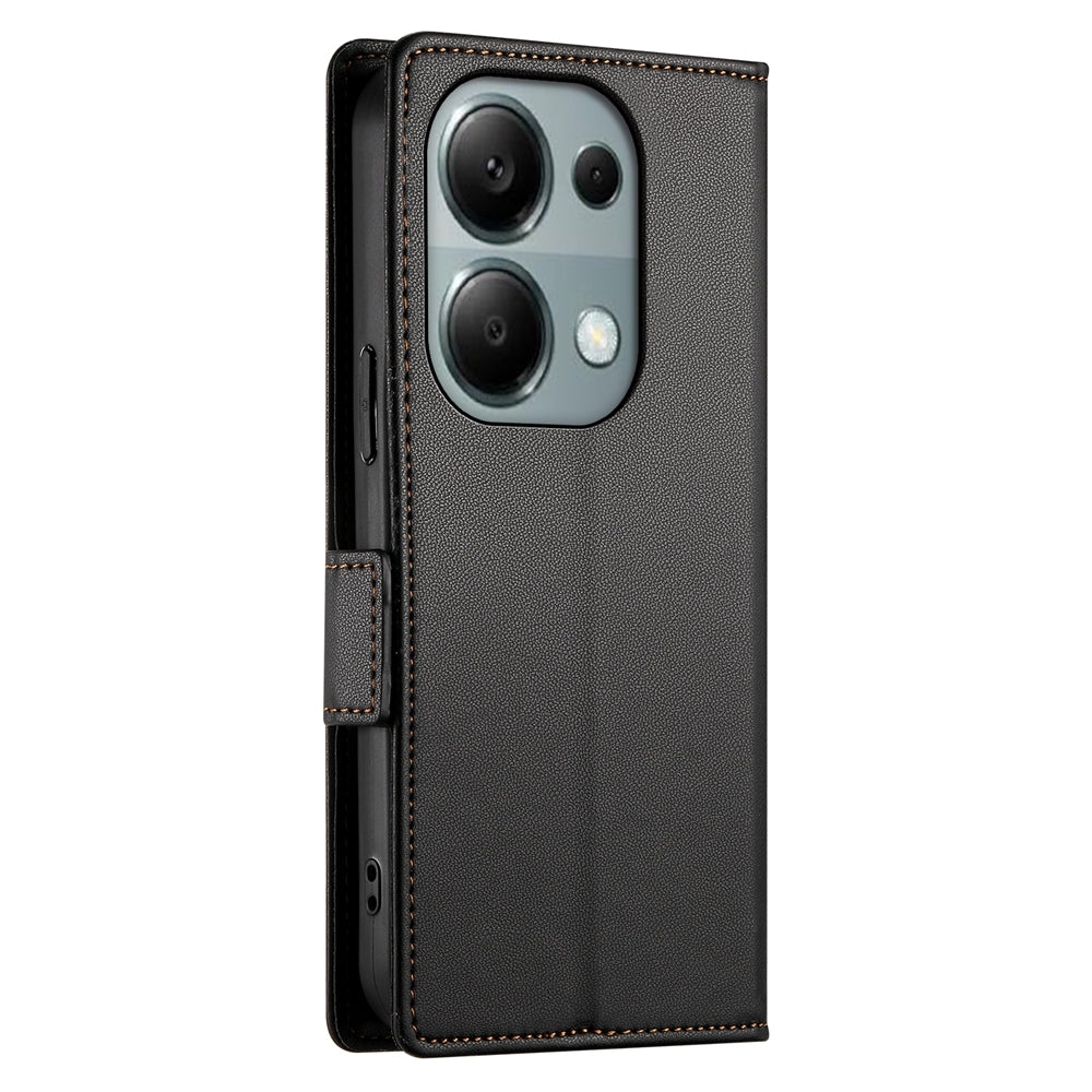 Xiaomi Redmi Note 13 Pro 4G Wallet Case - Luxury Magnetic PU Leather Flip Cover with Card Slots, Stand & Shockproof Protection