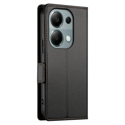 Xiaomi Redmi Note 13 Pro 4G Wallet Case - Luxury Magnetic PU Leather Flip Cover with Card Slots, Stand & Shockproof Protection
