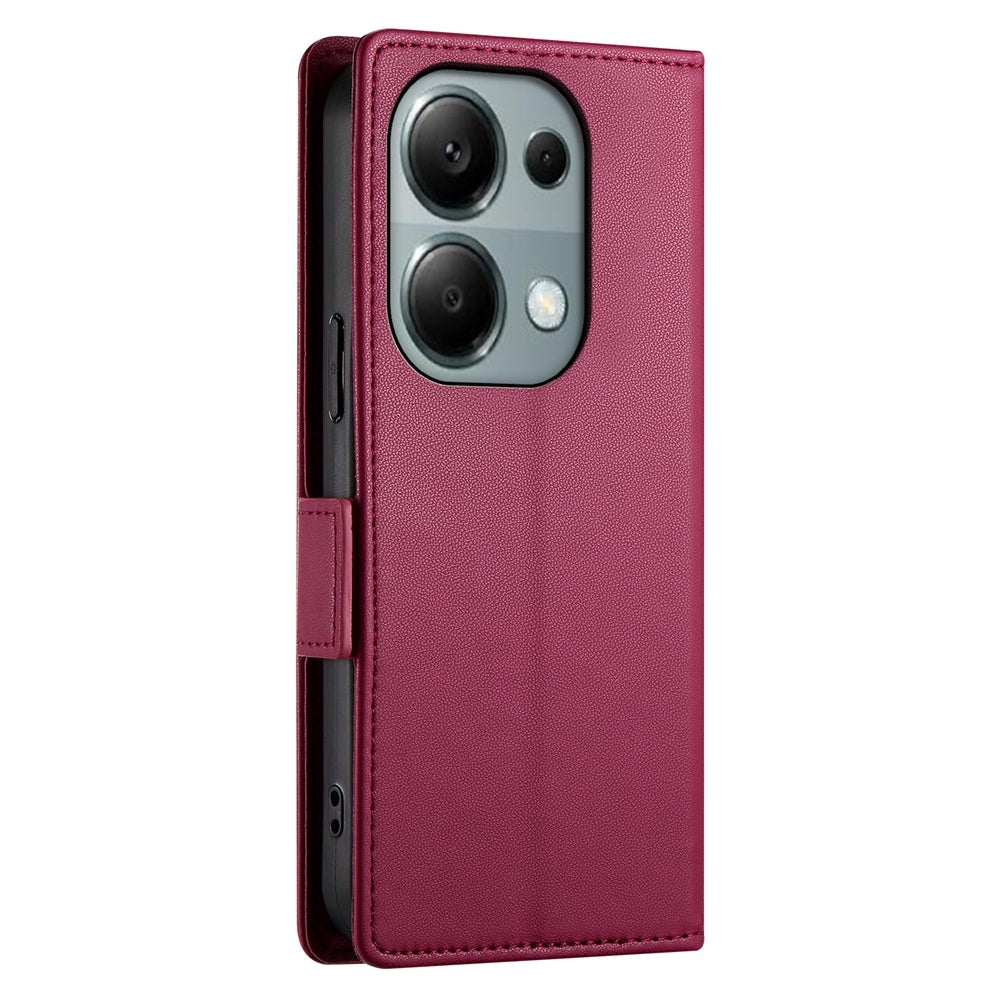 Xiaomi Redmi Note 13 Pro 4G Wallet Case - Luxury Magnetic PU Leather Flip Cover with Card Slots, Stand & Shockproof Protection
