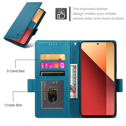 Xiaomi Redmi Note 13 Pro 4G Wallet Case - Luxury Magnetic PU Leather Flip Cover with Card Slots, Stand & Shockproof Protection