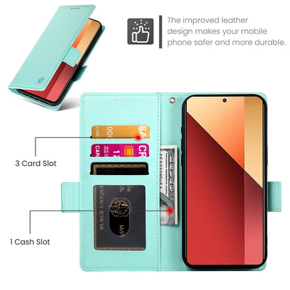 Xiaomi Redmi Note 13 Pro 4G Wallet Case - Luxury Magnetic PU Leather Flip Cover with Card Slots, Stand & Shockproof Protection
