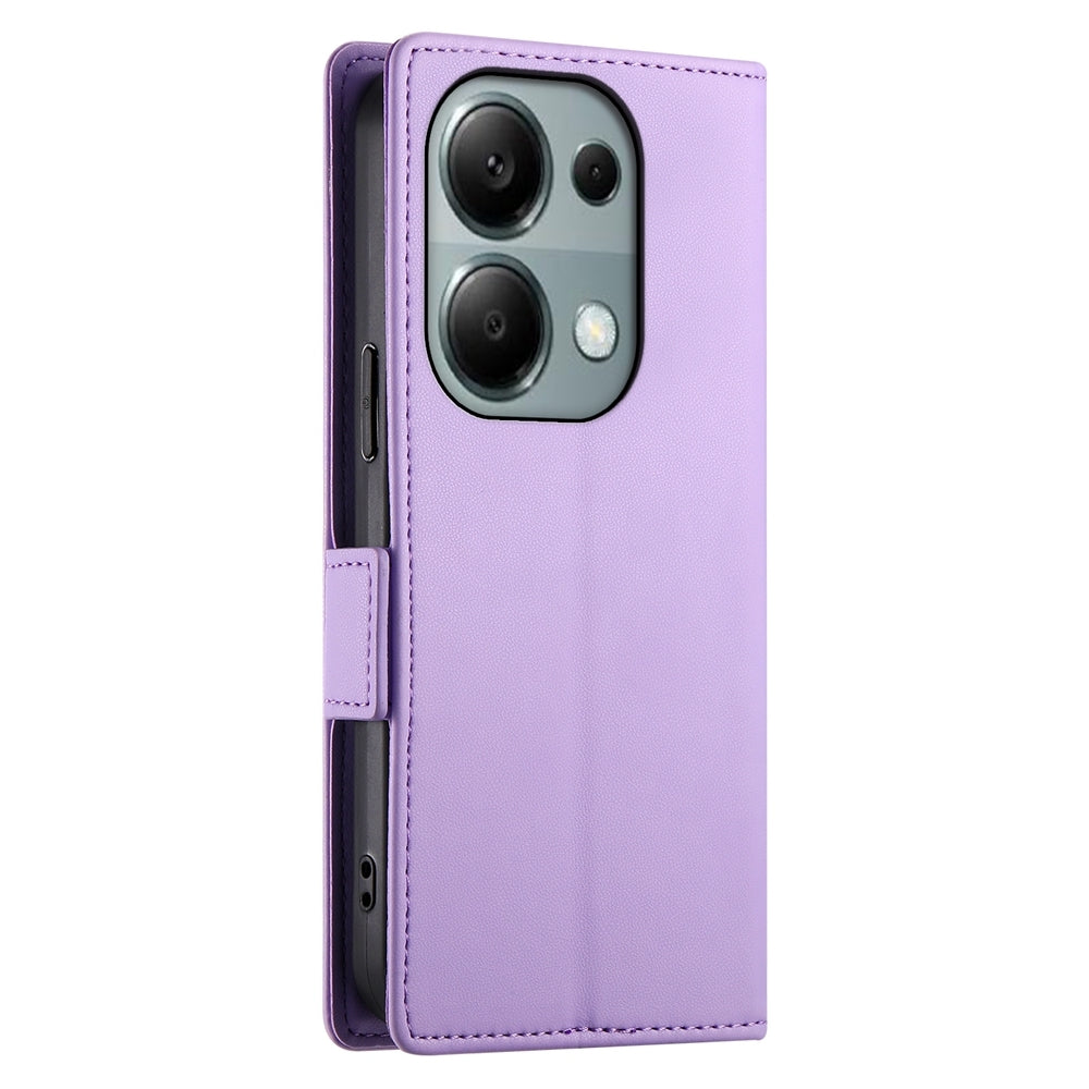 Xiaomi Redmi Note 13 Pro 4G Wallet Case - Luxury Magnetic PU Leather Flip Cover with Card Slots, Stand & Shockproof Protection