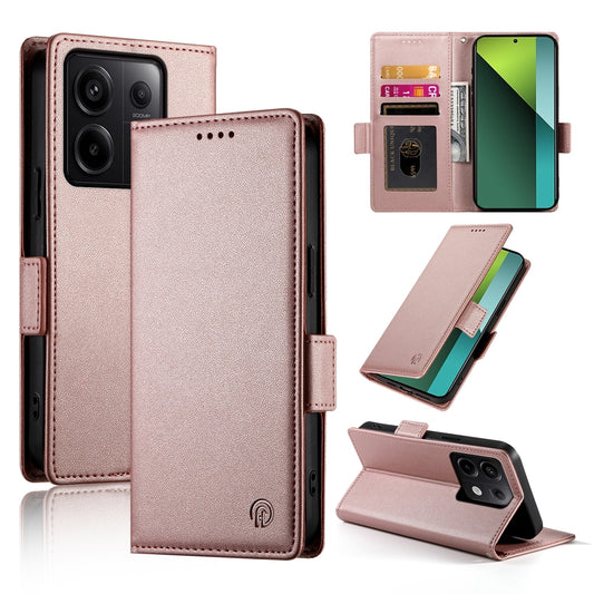 Xiaomi Redmi Note 13 Pro 5G Wallet Case - Luxury Magnetic PU Leather Flip Cover with Card Slots, Stand & Shockproof Protection