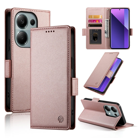 Xiaomi Redmi Note 13 Pro+ Wallet Case - Luxury Magnetic PU Leather Flip Cover with Card Slots, Stand & Shockproof Protection