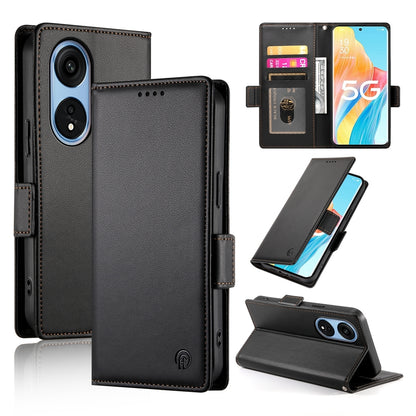 OPPO A1 Pro Wallet Case - Luxury Magnetic PU Leather Flip Cover with Card Slots, Stand & Shockproof Protection