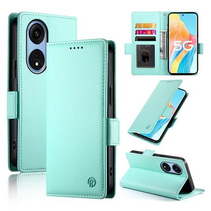 OPPO Reno8 T 5G Wallet Case - Luxury Magnetic PU Leather Flip Cover with Card Slots, Stand & Shockproof Protection