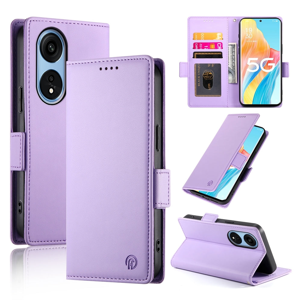 OPPO A1 Pro Wallet Case - Luxury Magnetic PU Leather Flip Cover with Card Slots, Stand & Shockproof Protection