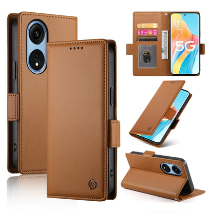 OPPO A1 Pro Wallet Case - Luxury Magnetic PU Leather Flip Cover with Card Slots, Stand & Shockproof Protection