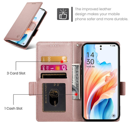 OPPO A2 Pro Wallet Case - Luxury Magnetic PU Leather Flip Cover with Card Slots, Stand & Shockproof Protection