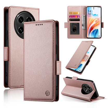 OPPO A3 Pro Wallet Case - Luxury Magnetic PU Leather Flip Cover with Card Slots, Stand & Shockproof Protection