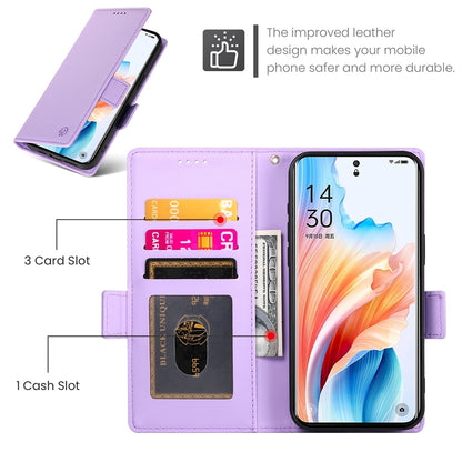 OPPO A2 Pro Wallet Case - Luxury Magnetic PU Leather Flip Cover with Card Slots, Stand & Shockproof Protection