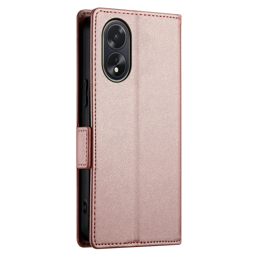 OPPO A38 4G Wallet Case - Luxury Magnetic PU Leather Flip Cover with Card Slots, Stand & Shockproof Protection