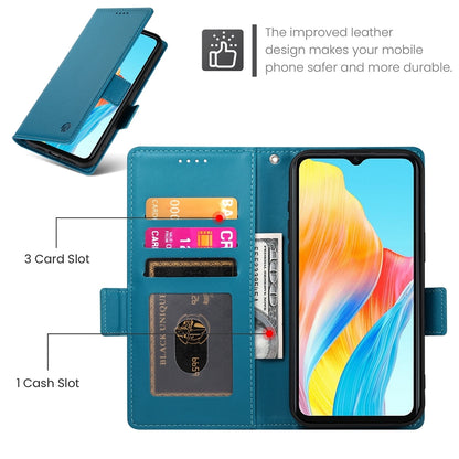 OPPO A18 4G Wallet Case - Luxury Magnetic PU Leather Flip Cover with Card Slots, Stand & Shockproof Protection