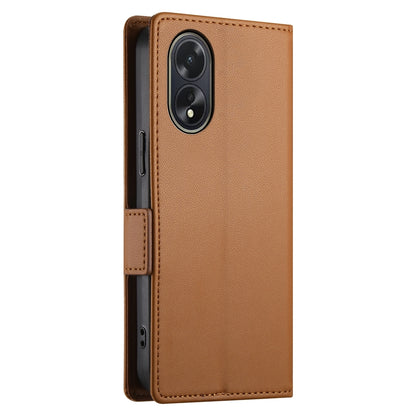 OPPO A18 4G Wallet Case - Luxury Magnetic PU Leather Flip Cover with Card Slots, Stand & Shockproof Protection