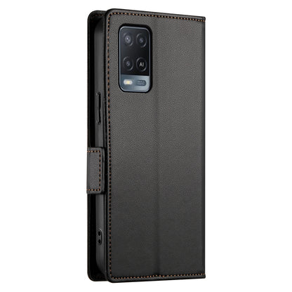 OPPO A54/A54s Wallet Case - Luxury Magnetic PU Leather Flip Cover with Card Slots, Stand & Shockproof Protection