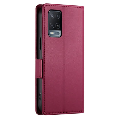 OPPO A55/A55s 5G Wallet Case - Luxury Magnetic PU Leather Flip Cover with Card Slots, Stand & Shockproof Protection