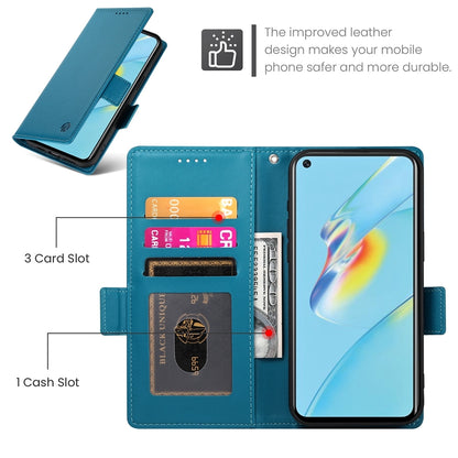 OPPO A54/A54s Wallet Case - Luxury Magnetic PU Leather Flip Cover with Card Slots, Stand & Shockproof Protection
