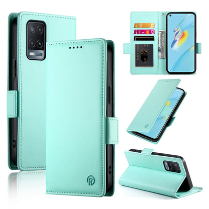 OPPO A54/A54s Wallet Case - Luxury Magnetic PU Leather Flip Cover with Card Slots, Stand & Shockproof Protection