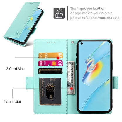 OPPO A55/A55s 5G Wallet Case - Luxury Magnetic PU Leather Flip Cover with Card Slots, Stand & Shockproof Protection