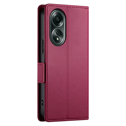 OPPO A58 4G Wallet Case - Luxury Magnetic PU Leather Flip Cover with Card Slots, Stand & Shockproof Protection