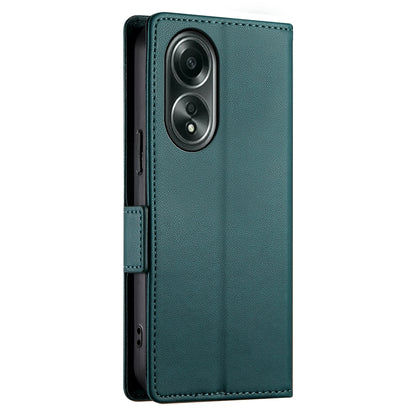 OPPO A58 4G Wallet Case - Luxury Magnetic PU Leather Flip Cover with Card Slots, Stand & Shockproof Protection