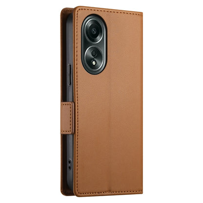 OPPO A58 4G Wallet Case - Luxury Magnetic PU Leather Flip Cover with Card Slots, Stand & Shockproof Protection