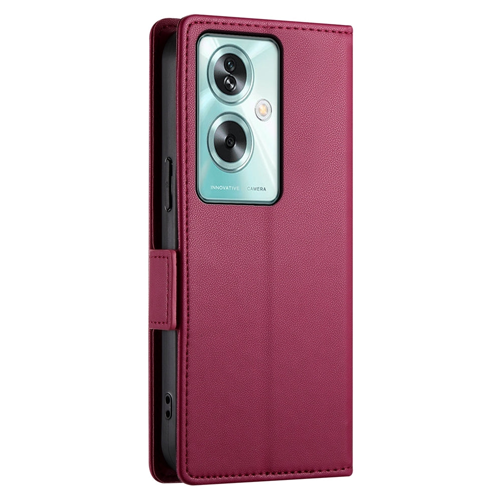 OPPO A79 5G Wallet Case - Luxury Magnetic PU Leather Flip Cover with Card Slots, Stand & Shockproof Protection