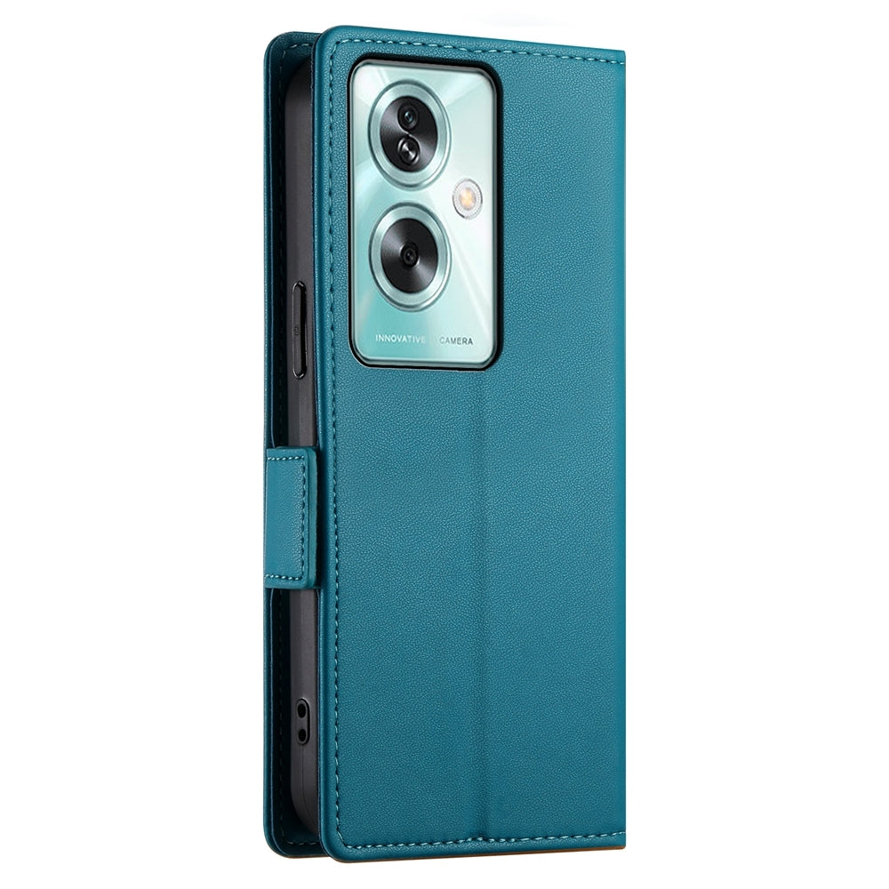 OPPO A79 5G Wallet Case - Luxury Magnetic PU Leather Flip Cover with Card Slots, Stand & Shockproof Protection