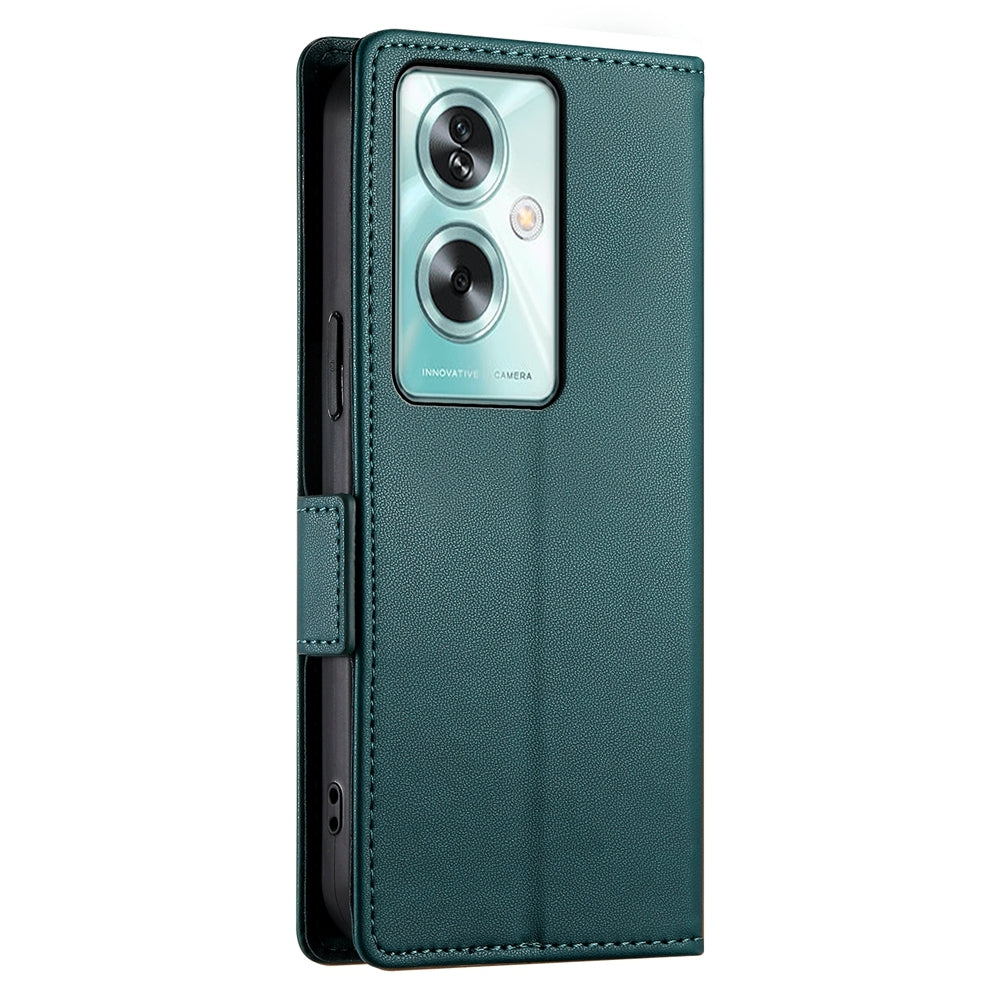 OPPO A79 5G Wallet Case - Luxury Magnetic PU Leather Flip Cover with Card Slots, Stand & Shockproof Protection