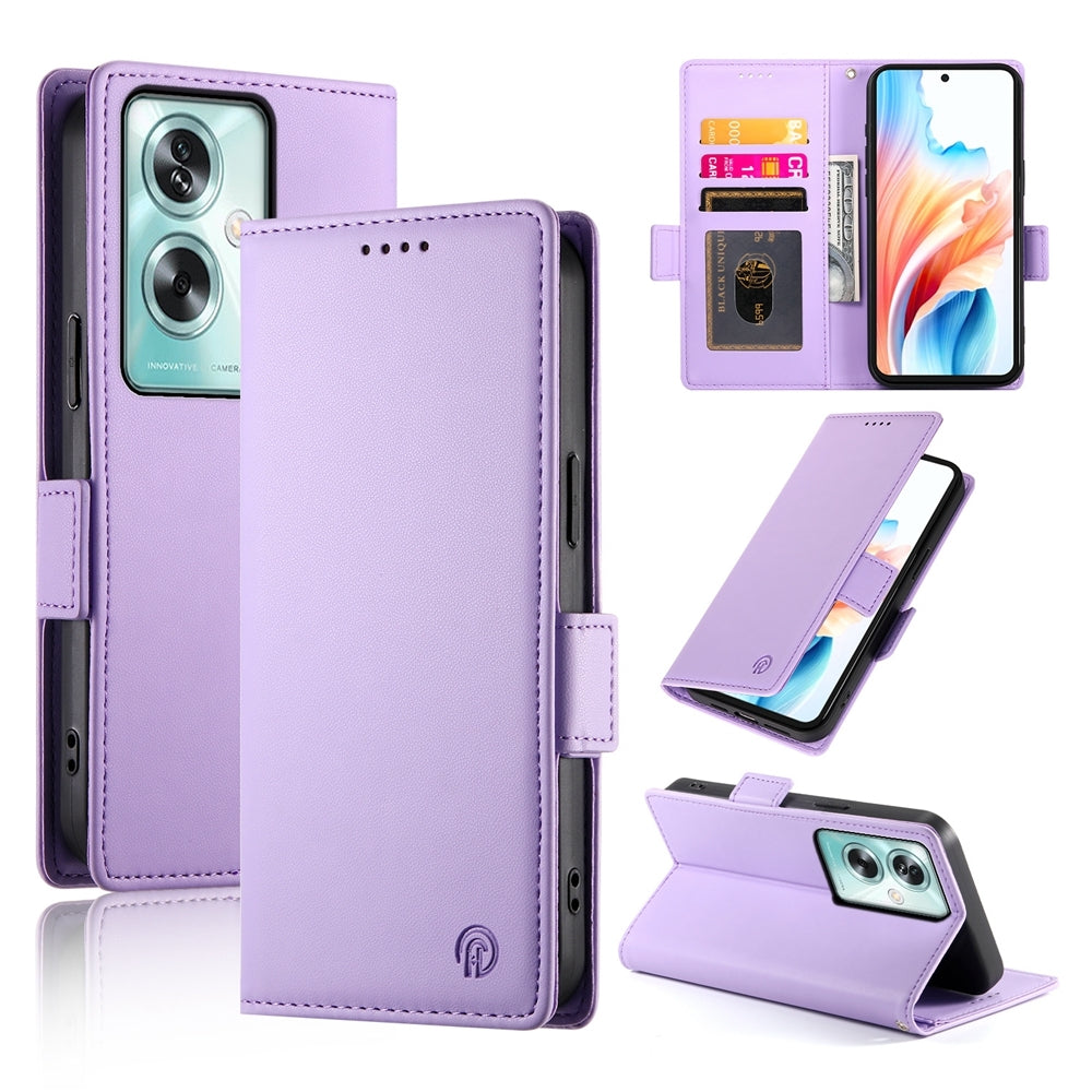 OPPO A79 5G Wallet Case - Luxury Magnetic PU Leather Flip Cover with Card Slots, Stand & Shockproof Protection