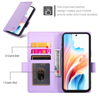 OPPO A79 5G Wallet Case - Luxury Magnetic PU Leather Flip Cover with Card Slots, Stand & Shockproof Protection
