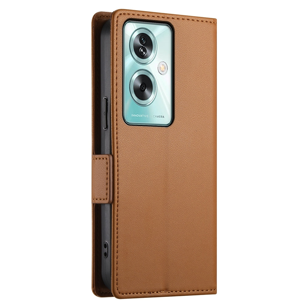 OPPO A79 5G Wallet Case - Luxury Magnetic PU Leather Flip Cover with Card Slots, Stand & Shockproof Protection