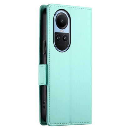 OPPO Reno10 Pro Wallet Case - Luxury Magnetic PU Leather Flip Cover with Card Slots, Stand & Shockproof Protection