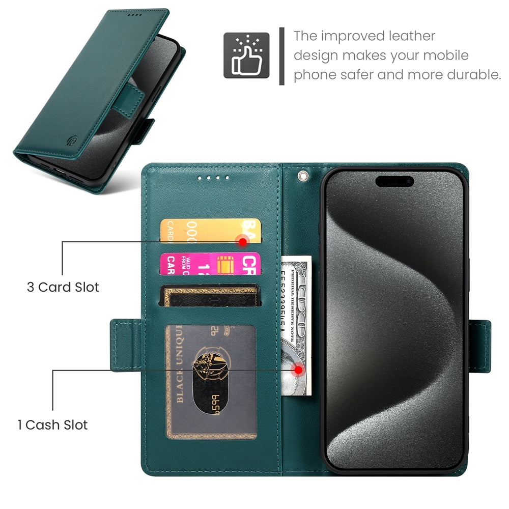 OPPO Reno10 Pro Wallet Case - Luxury Magnetic PU Leather Flip Cover with Card Slots, Stand & Shockproof Protection