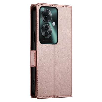 OPPO Reno11 F Wallet Case - Luxury Magnetic PU Leather Flip Cover with Card Slots, Stand & Shockproof Protection