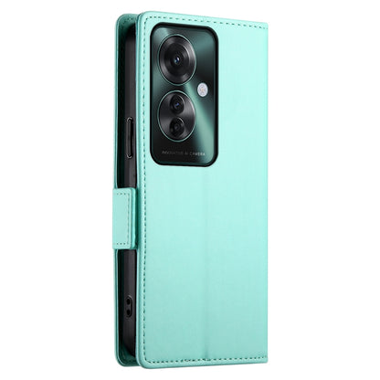 OPPO Reno11 F Wallet Case - Luxury Magnetic PU Leather Flip Cover with Card Slots, Stand & Shockproof Protection