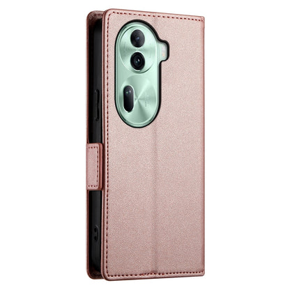 OPPO Reno11 Pro 5G Wallet Case - Luxury Magnetic PU Leather Flip Cover with Card Slots, Stand & Shockproof Protection