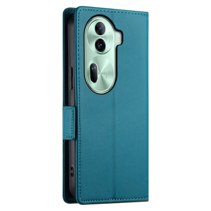 OPPO Reno11 Pro 5G Wallet Case - Luxury Magnetic PU Leather Flip Cover with Card Slots, Stand & Shockproof Protection