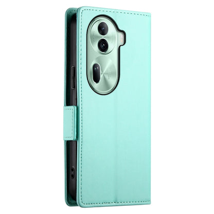 OPPO Reno11 Pro 5G Wallet Case - Luxury Magnetic PU Leather Flip Cover with Card Slots, Stand & Shockproof Protection