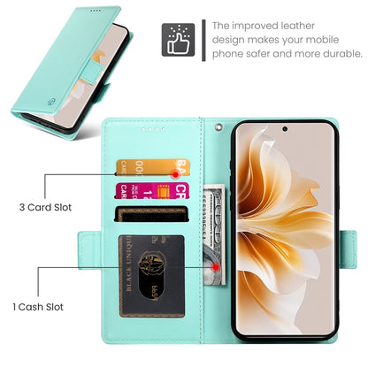 OPPO Reno11 Pro 5G Wallet Case - Luxury Magnetic PU Leather Flip Cover with Card Slots, Stand & Shockproof Protection