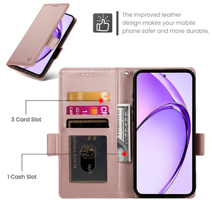 OPPO A3 Pro 5G Wallet Case - Luxury Magnetic PU Leather Flip Cover with Card Slots, Stand & Shockproof Protection