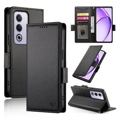 OPPO A3 Pro 5G Wallet Case - Luxury Magnetic PU Leather Flip Cover with Card Slots, Stand & Shockproof Protection