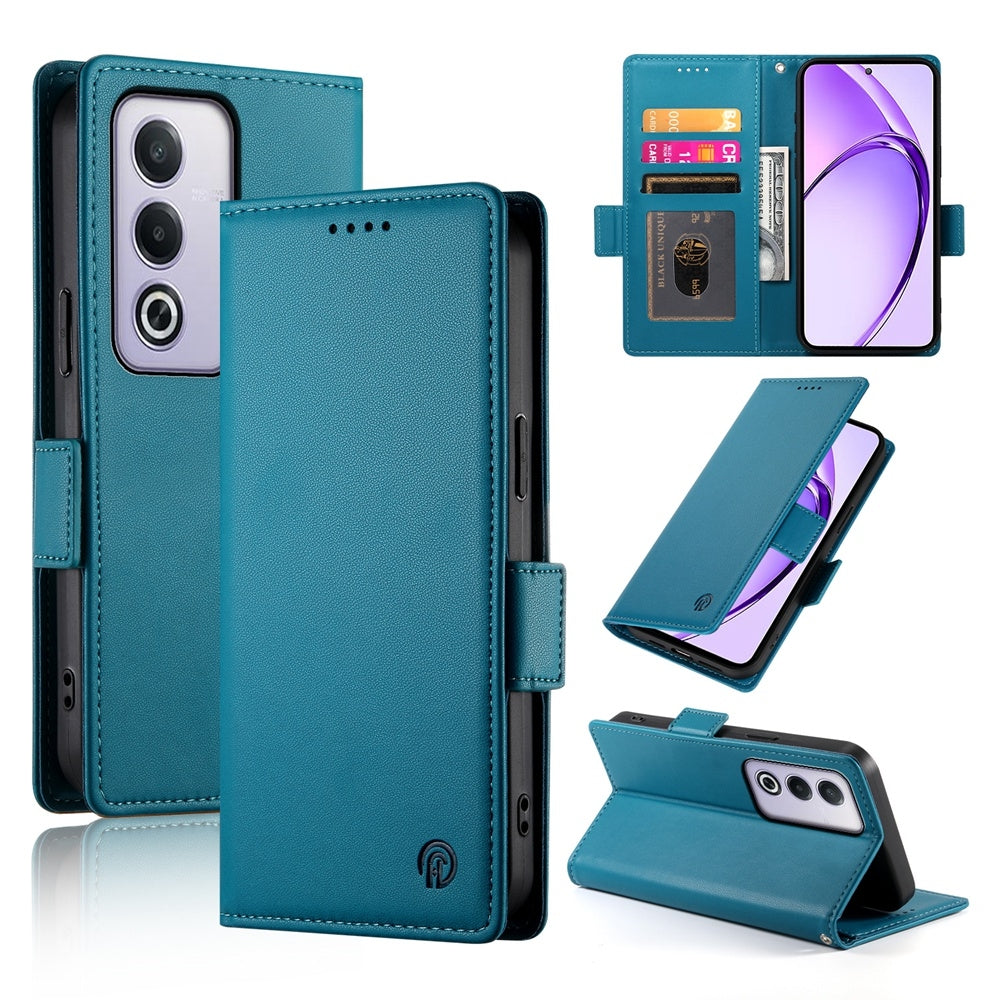 OPPO A3 Pro 5G Wallet Case - Luxury Magnetic PU Leather Flip Cover with Card Slots, Stand & Shockproof Protection