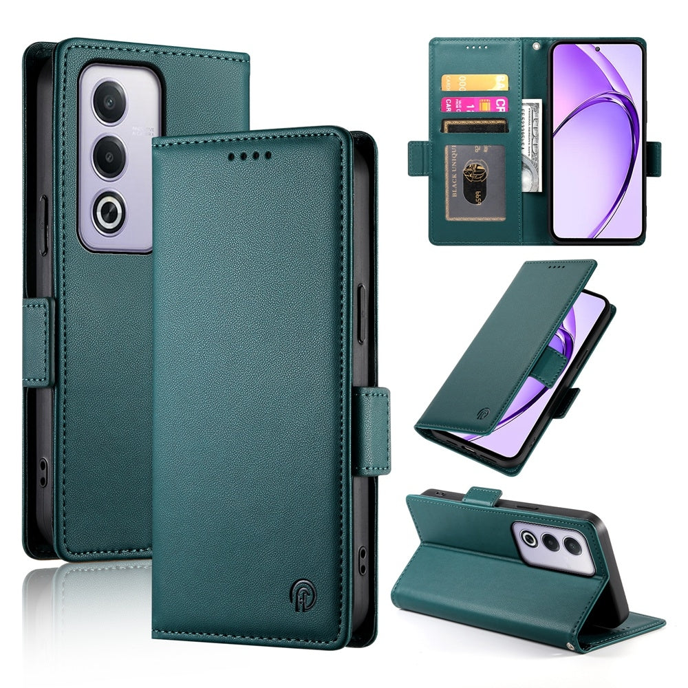 OPPO A3 Pro 5G Wallet Case - Luxury Magnetic PU Leather Flip Cover with Card Slots, Stand & Shockproof Protection